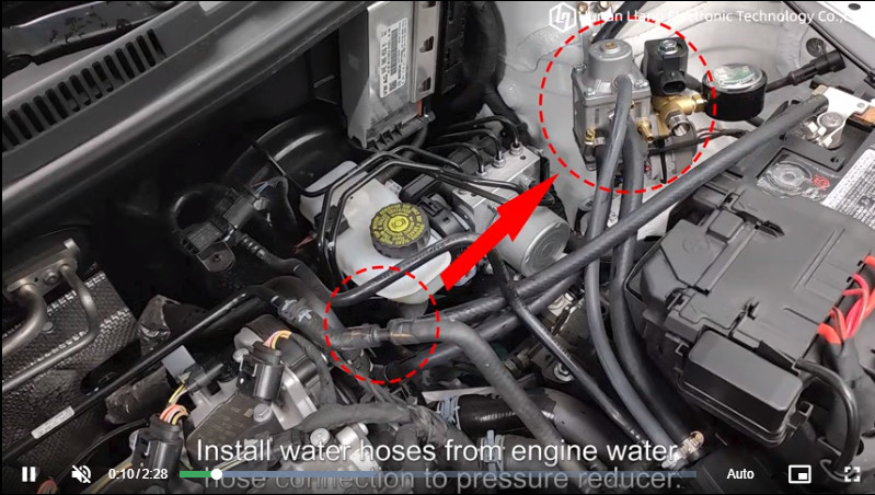 Latest company Cases about 3-2 pasang selang air dari sambungan selang air engine ke peredam tekanan