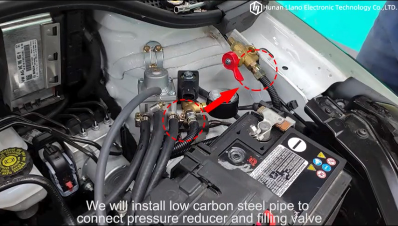 Latest company Cases about 3-4 pasang pipa baja karbon rendah untuk menghubungkan peredam tekanan dan katup pengisian