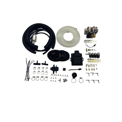 Kit Konversi CNG Autogas Dengan 48 Pin ABS Plastik ECU 4 CYL Injector Rail
