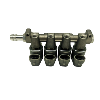 Gray 2 Ohm LN-LIG1 LPG CNG Injector Rail Untuk Injector Otomotif 4 Silinder