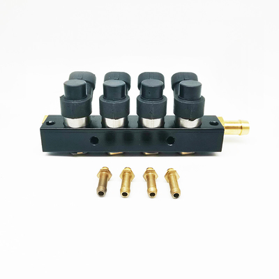 1 Ω kecepatan tinggi 4 Silinder LN-LHS04 LPG CNG Injector Rail Untuk Kit Konversi CNG / GPL Untuk Semua Mobil