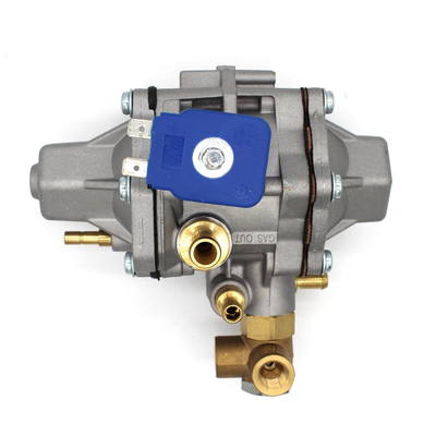 Aluminium Alloy Biru Dan Perak CNG Pressure Regulator dengan 17W Power Coil