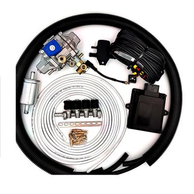 kualitas  Car Petrol To CNG LPG Conversion Kits Sequential 4 Cyl Fuel Injection Kit pabrik