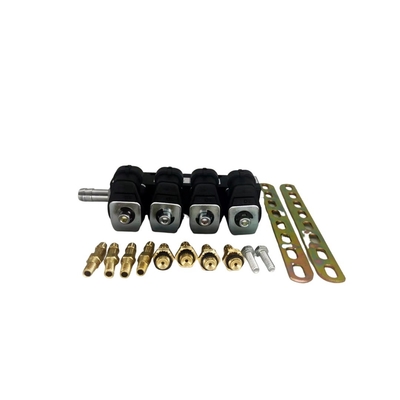 3 Ohm LN-LIG1S LPG CNG Rail Injector Untuk 4 Silinder Otomotif GPL GNV Kit Konversi