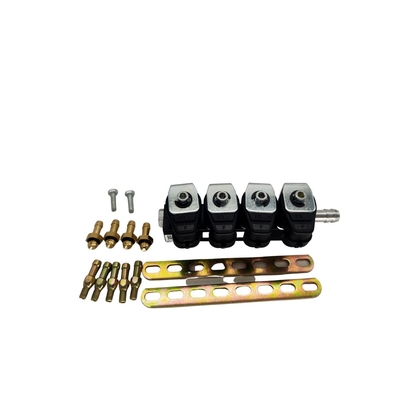 3 Ohm LN-LIG1S LPG CNG Rail Injector Untuk 4 Silinder Otomotif GPL GNV Kit Konversi