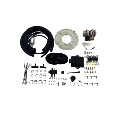 Kit Konversi CNG Autogas Dengan 48 Pin ABS Plastik ECU 4 CYL Injector Rail