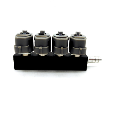 167HZ 2 Ohm Grey Injector Rail LN-LIG1S Untuk Kit Konversi Gas LPG CNG 4 Silinder