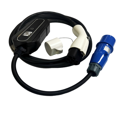 32A 7KW Adjustable GB / T20234 AC EV Pengisi Daya Portabel Untuk Tipe Standar Internasional 2