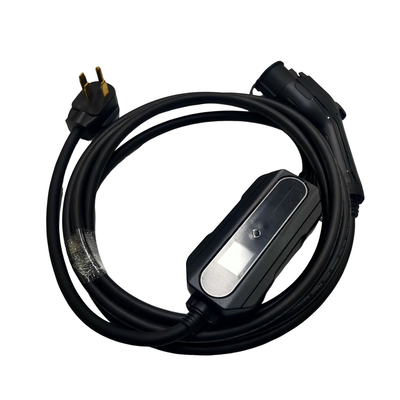 Nema14-50 Pengisian Plug Type2 EV Pengisi Daya Portabel 1 Fase AC 32A Dapat Disesuaikan