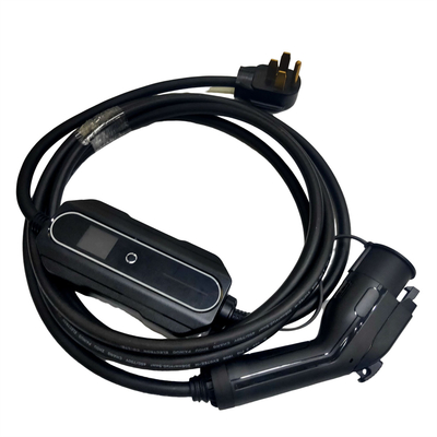 Nema14-50 Pengisian Plug Type2 EV Pengisi Daya Portabel 1 Fase AC 32A Dapat Disesuaikan