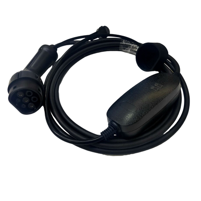 Pengisi Daya Portabel AC 16A Eropa 1 Fase 1.0 EV Tipe 2 IEC62196