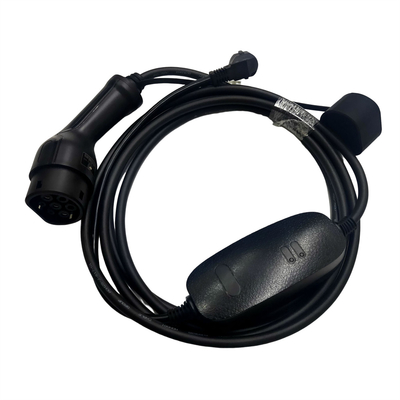 Pengisi Daya Portabel AC 16A Eropa 1 Fase 1.0 EV Tipe 2 IEC62196