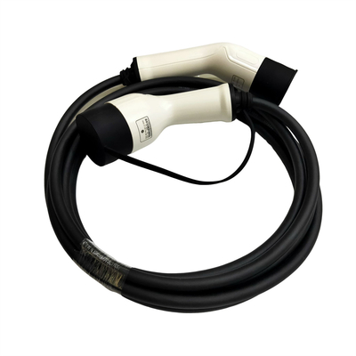 Standar Eropa 1 Phase AC 32A Adjustable EV Portable Charger Dengan Schuko Charging Plug