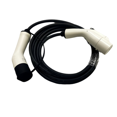 LLANO EV Pengisi Daya Portabel 1 Fase AC 32A 7KW Untuk 2 Soket Schuko Pengisian Plug