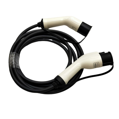 AC 32A EV Portable Charger Adjustable 7KW 1 Phase 2 Socket Untuk Schuko Charging Plug