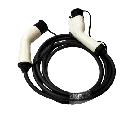 IEC62196 EV Pengisi Daya Portabel 1 Fase 32A Untuk AC 2 Soket Schuko Pengisian Plug
