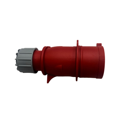 LLANO 32A CEE 5 Pin Red Charging Plug IP44 Untuk Pengisi Daya Portabel Tipe 2 EV