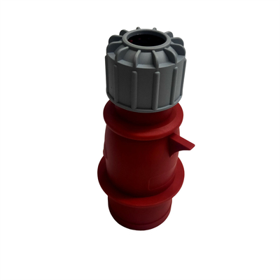LLANO 32A CEE 5 Pin Red Charging Plug IP44 Untuk Pengisi Daya Portabel Tipe 2 EV