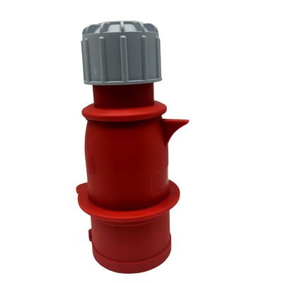 LLANO 32A CEE 5 Pin Red Charging Plug IP44 Untuk Pengisi Daya Portabel Tipe 2 EV
