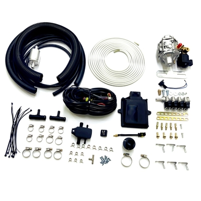 CNG LPG Cars Multipoint Conversion Kits Dengan 48 Pin ECU IG1 Injector Rail AT12 Reducer