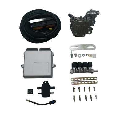 56 Pin ECU 4 Cylinder Injector Rail LPG Konversi Kit Untuk Sistem Autogas GPL