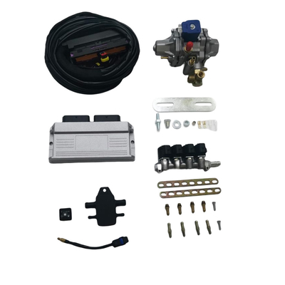 4 Cylinder Injector Rail 56 Pin ECU CNG Konversi Kit Untuk Peralatan Gas Alam Otomatis GNV