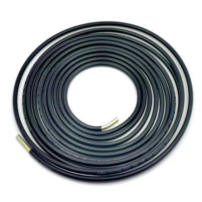 Hitam 6 * 1 MM 5.5M Tabung Gas Pipa Baja Karbon Rendah Untuk Kit Konversi LPG CNG