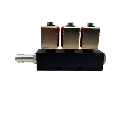 Merah 2 Ohm / 3 Ohm 3 Silinder LN-VTK03 Untuk Rel Injektor Umum CNG / LPG