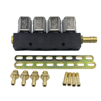 Grey Injector Rail LN-LIG1S Untuk Sistem Berurutan LPG CNG 167HZ 2 Ohm