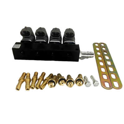 2 Ohm 3 Ohm Resistance Black LN-LIG1S LPG CNG Injector Rail Untuk Autogas