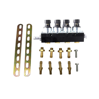 Rel Injektor IG7 Kecepatan Tinggi 167HZ Untuk Rel Injektor Gas 3 Ohm 4 Silinder