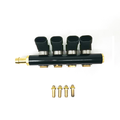 1 Ω kecepatan tinggi 4 Silinder LN-LHS04 LPG CNG Injector Rail Untuk Kit Konversi CNG / GPL Untuk Semua Mobil