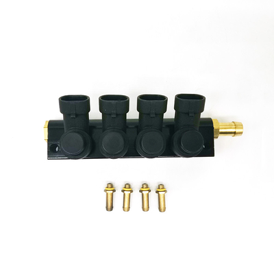 1 Ω kecepatan tinggi 4 Silinder LN-LHS04 LPG CNG Injector Rail Untuk Kit Konversi CNG / GPL Untuk Semua Mobil