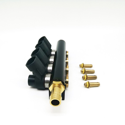 1 Ω kecepatan tinggi 4 Silinder LN-LHS04 LPG CNG Injector Rail Untuk Kit Konversi CNG / GPL Untuk Semua Mobil