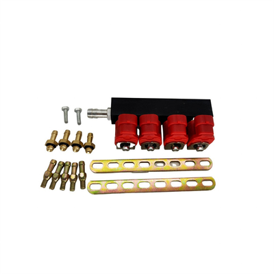 Silinder Nomor 4 Alloy Injector Rail 3 Ohm Untuk Mobil CNG atau LPG