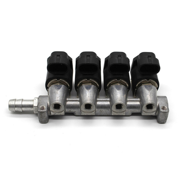 4 Silinder LPG CNG Alloy Injector Dengan Tegangan 12V Dan 2 Ohm Resistance
