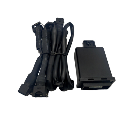 4 Silinder Hitam ABS Plastik Emulator Perangkat Elektronik Untuk Single Point Injection Autogas System