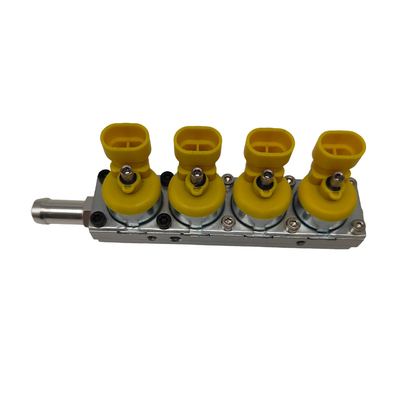 1 Ohm 12V Tegangan 4 Silinder Injeksi Rail untuk peningkatan kinerja mesin