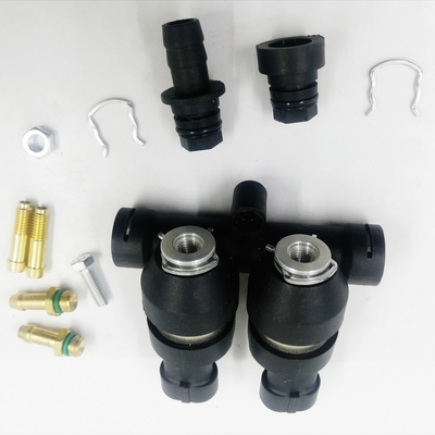 Rakitan 4 Silinder Hitam LPG CNG Penyuntik Rel 2Ohm / 3Ohm