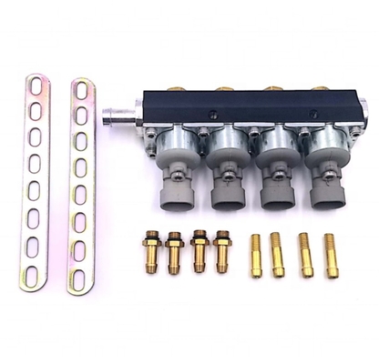 2 Ohm 4 Silinder Liquefied Gas Penyuntik Autogas LPG CNG Fuel Rel Penyuntik