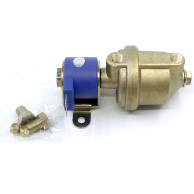 Bronze U Shape Channel CNG Filter Bahan Bakar LPG Terintegrasi Dengan Solenoid Valve