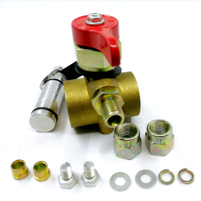 Sistem Bahan Bakar CNG Filling Valve Manual Auto Gas Valve ISO9001
