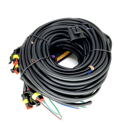 Multipoint CNG LPG Automotive Tali pengaman 56 Pin Untuk 6 Silinder ECU