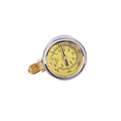 Manometer Pengukur Tekanan Gas Mobil CNG Kuning Gas Alam 54mm 63mm