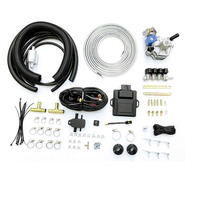 Kit Konversi Gas LPG Otomatis Bahan Bakar Bensin ISO9001 Untuk Mobil 4 Silinder